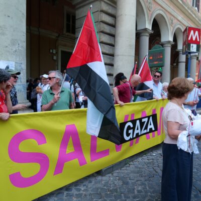 Manifestazione per la pace a Gaza